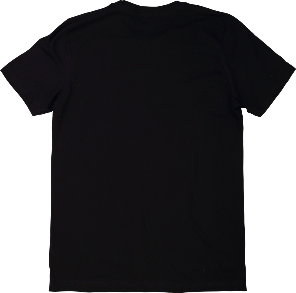 Back black t-shirt